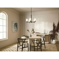 thumbnail image 3 of 43671BK Kichler Lighting Shailene - 5 light Medium Chandelier - 23.5 inches wide-Black Finish    -Traditional Installation, 3 of 9