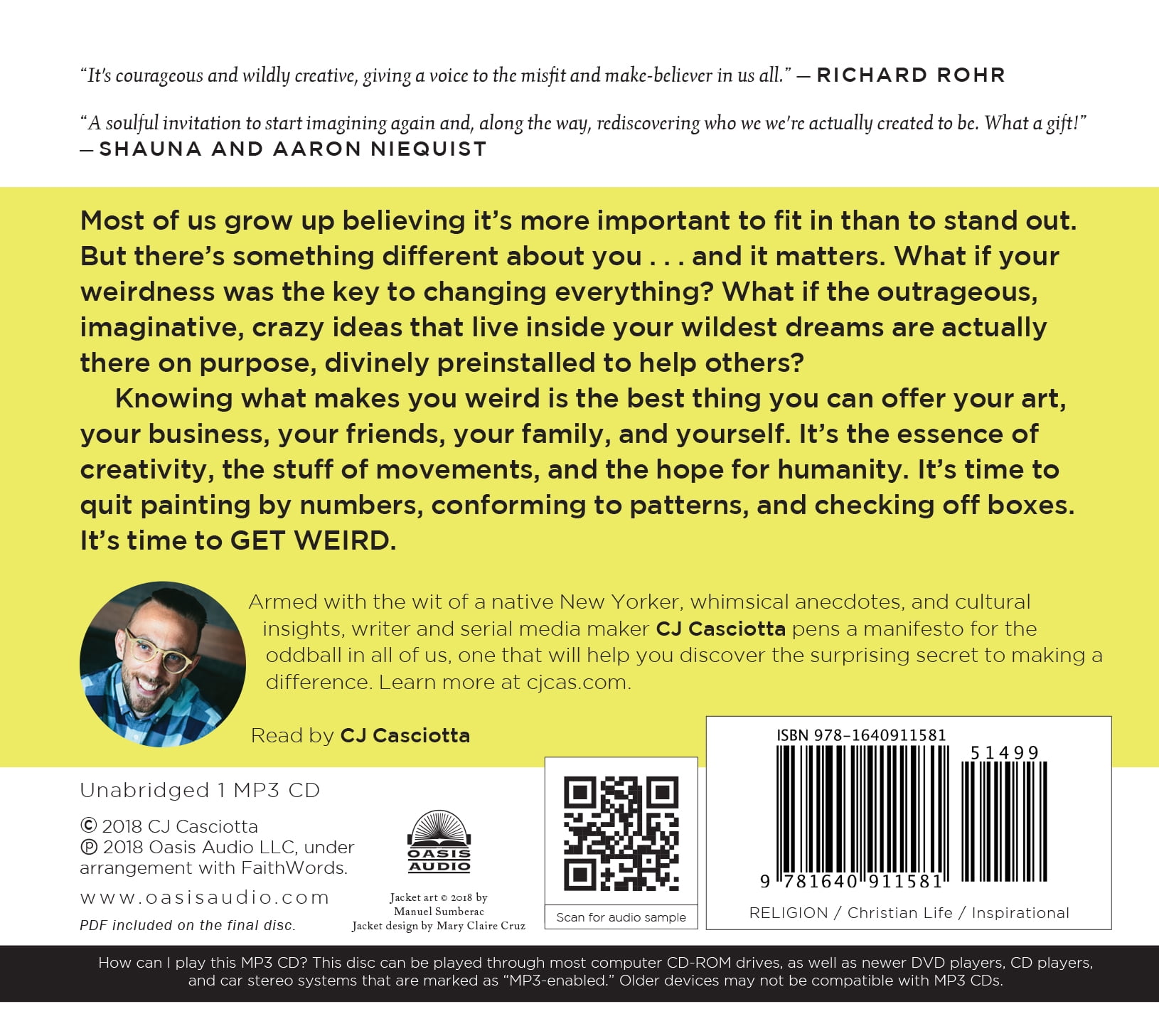 Get Weird Discover The Surprising Secret To Making A Difference Cd Audio Walmart Com Walmart Com