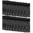 thumbnail image 1 of Telón de fondo de cortina de aluminio, paquete de 20, color negro metalizado, decoración de fiesta, 1 of 7