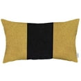 thumbnail image 6 of Bohemian Handmade Decorative Throw Pillow Solid Jacquard 12" x 20" Yellow & Black Lumbar Pillowcase for Couch, Bedding, 6 of 8