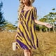 thumbnail image 4 of Vestido de manga corta con burbujas de Fin Gold, bonito vestido, ropa de mujer, vestido de invitada de boda, vestidos de moda para mujer, 4 of 7
