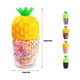 thumbnail image 3 of Bonita botella con forma de piña con banda elástica resistente, cordón continuo para el pelo, banda elástica desechable, anillo para el pelo con fruta fresca, accesorio para el pelo., 3 of 5