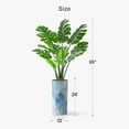 thumbnail image 4 of Artificial Tree in Modern Granite Effect Planter, Fake Monstera Silk Tree for Indoor and Outdoor Home Decoration - 65" Overall Tall (Plant Pot Plus Tree), 4 of 4