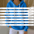 thumbnail image 3 of Women's Ribbed Texture Oversized Hoodie, Solid Color Adjustable Drawstring Hooded Sweatshirt with Pocket, Long Sleeve Casual Streetwear for Fall Winter 2025, Loungewear and Daily Outfits Grey S, 3 of 5