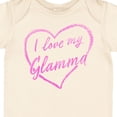 thumbnail image 4 of Inktastic I Love My Glamma in Pink Chalk Heart Boys or Girls Baby Bodysuit, 4 of 5