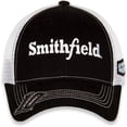 thumbnail image 2 of Men's Stewart-Haas Racing Team Collection Black/White Aric Almirola Smithfield Adjustable Hat, 2 of 5