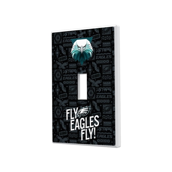 Philadelphia Eagles 2024 Illustrated Limited Edition Single Toggle Light Switch Plate