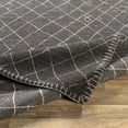 thumbnail image 3 of Hauteloom Brimbank Wool Living Room, Bedroom Area Rug - Bohemian, Transitional - Black, Ivory - 2' x 3', 3 of 9
