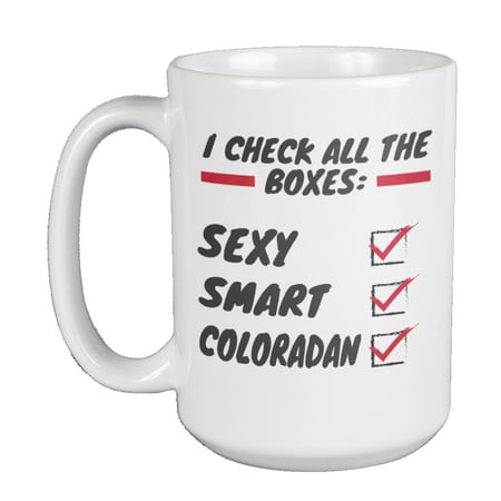 Smart Coloradan, Colorado Themed Coffee & Tea Gift Mug (15oz)