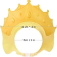 thumbnail image 2 of 26-27 Baby Shower Cap ,Visor Hat for Eye and Ear Protection for 0-9 Years Old Children Cute Crown Shape Makes The Baby Bath More Fun, 2 of 5
