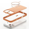 thumbnail image 4 of Allytechgroup for Apple iPhone 16 Pro Case [Compatible with Magsafe] Slim Magnetic Translucent Matte Shockproof Bumper Back Cover Military-Grade Drop Protection Support Wireless Charging, Pink, 4 of 15