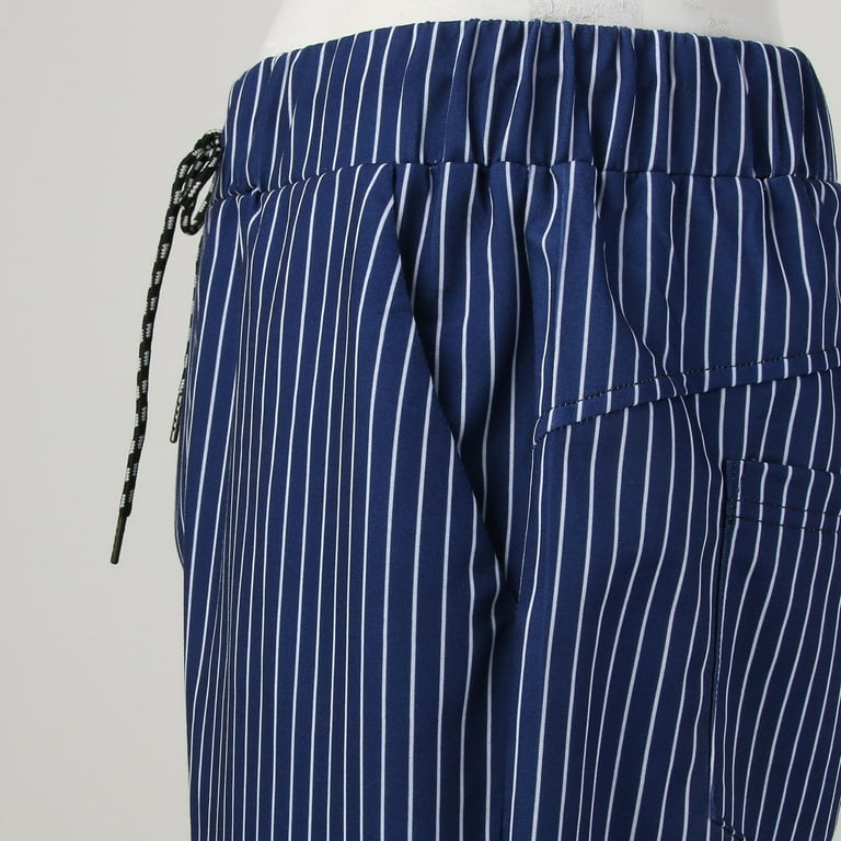 All-match Casual Loose White Strip Shorts All-match Casual Loose White Strip Shorts