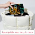 thumbnail image 6 of Leopard Velvet Portable Travel Organizer Box with Removable Compartment - Display Case Included - Ideal Gift, 6 of 7