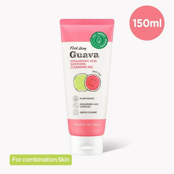 Food Story Gel Nettoyant Apaisant Acide Hyaluronique Goyave