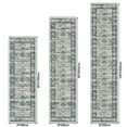 thumbnail image 6 of Findosom 2'x10' Runner Rugs for Hallway Machine Washable Runners Rug,Vintage Runner Rug Non Slip Kitchen Runner Rug Medallion Carpet Runner for Bedroom Laundry Entrance,Blue, 6 of 9
