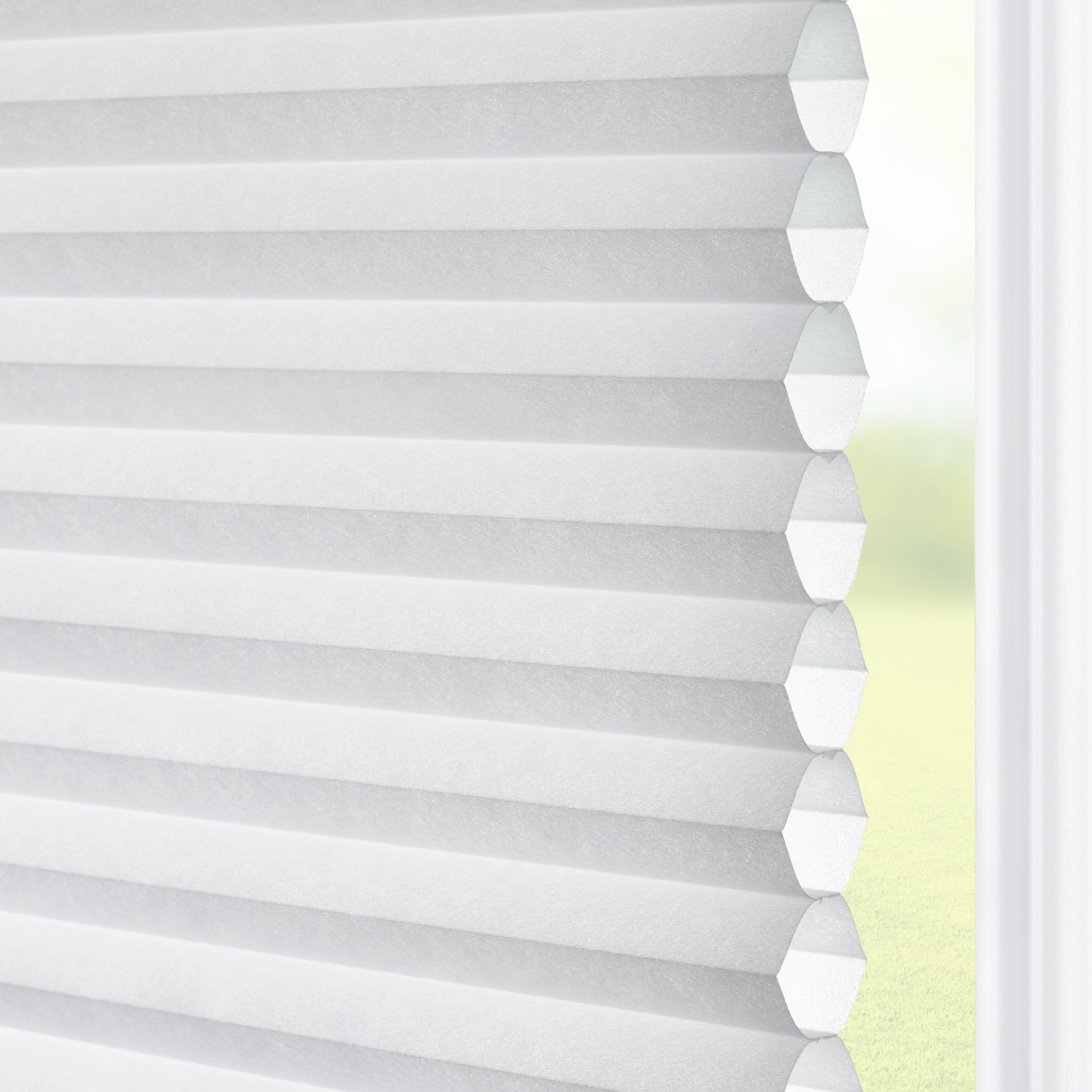 Coverscaped Top-Down Bottom-Up Cellular Shade, Light Filtering White, 61.75x48
