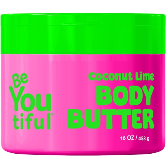 BeYoutiful Coconut Lime Body Butter, 16 oz