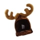 thumbnail image 3 of Sombrero navideño para mascotas pequeñas, gorro de astas de café, accesorio para disfraz de mascota, para gatos, perros (tamaño libre), 3 of 6