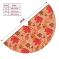 thumbnail image 3 of Sikiie Yellow And Red Maple Leaves 30-48 inches {designName} Print Christmas Tree Skirt Snowman Xmas Tree Skirt with Edge Christmas Decorations for Holiday Party-36", 3 of 7