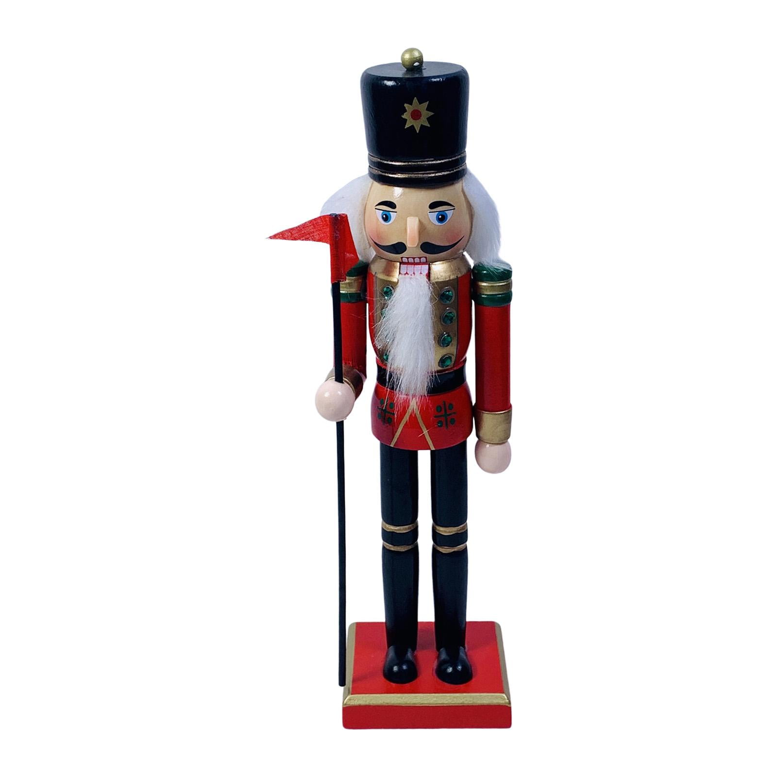 Traditional Nutcracker Puppet Collectible Scene Layout Accessories Chic