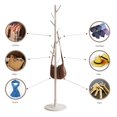 thumbnail image 3 of Sonew Coat Rack , Clothes Hanger,Wooden Hanger Floor Standing Coat Rack Home Furniture Clothes Round Base Rack, 3 of 8