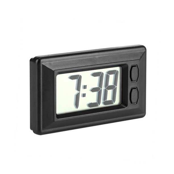 2X Tableau De Bord De Voiture Horloge Numérique Montre Affichage LCD Pour