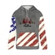 thumbnail image 4 of Sudadera con capucha para hombre, informal, con cordón, estampado navideño, deportiva, blusa de poliéster, 4 of 4