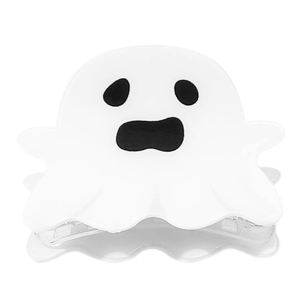 Bonitos pasadores para el pelo de Halloween Pasadores pequeños para mujeres y niñas Pasadores acrílicos franceses con pinza Pasadores con sujeción fuerte