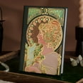 thumbnail image 2 of ipoul Fancy Notebook, Colorful Page, Journal for Women, Hardcover, 5x7, B6, Cute, Mucha Art, 2 of 7