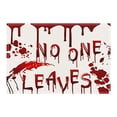 thumbnail image 2 of TIMIFIS Linen Placemat Halloween Graffiti Printing Placemat New Red Letter Linen Table Mat Border Home Table Decoration Insulation Mat Placemats Kitchen Gadgets, 2 of 5