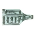 thumbnail image 2 of Industrial Cutting Board, Maze of Pipelines Faucets and Valve Gasoline Engineering Themed Print, Decorative Tempered Glass Cutting and Serving Board, Wine Bottle Shape, Grey White, by Ambesonne, 2 of 5