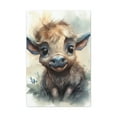thumbnail image 2 of Watercolor Buffalo Painting - Nursery Collection - Bedtime Stories, 2 of 7