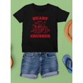 thumbnail image 3 of Heart Crusher T-Shirt Juniors -Smartprints Designs,  Medium, 3 of 4