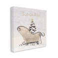 thumbnail image 4 of Stupell Industries Sleigh Ride Winter Scene Holiday Painting Gallery Wrapped Canvas Print Wall Art, 17 x 17, 4 of 8