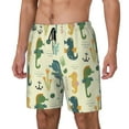 thumbnail image 2 of Gaeub Seahorse Mens Swim Trunks Stretch Beach Shorts Quick Dry for Men Swim Shorts Swimwear with Pockets- Large, 2 of 9