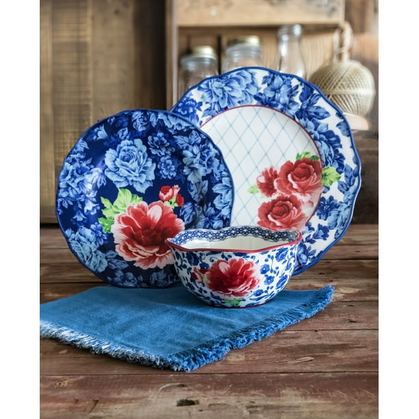 Download The Pioneer Woman W Heritage Floral 12 Pc Dinnerware Set ...