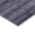 thumbnail image 3 of Addison Rugs Mayfield Premium Machine Washable Transitional Stripes Plum Rectangle Rug, 9' X 12' Machine Washable Transitional Stripes Plum Oversized Sherpa Throw Blanket, 3 of 6
