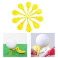 thumbnail image 3 of 10 UNIDS Durable Amarillo Irrompible Sil de Plástico Forma Tees para golf professional tees para golf Equipo de Entrenamiento de de Práctica para Principiantes DYNWAVEMX camisetas deportivas de golf, 3 of 8