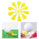 thumbnail image 3 of 10 UNIDS Silla de Plástico Irrompible Amarillo Cola Forma Tees para golf Equipo de Entrenamiento, 3 of 8