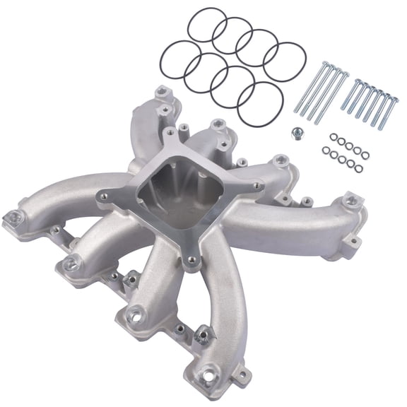 EFI Mid-Rise Intake Manifold Single Plane for GM LS Gen III LS3/L92 6.2L 300-136