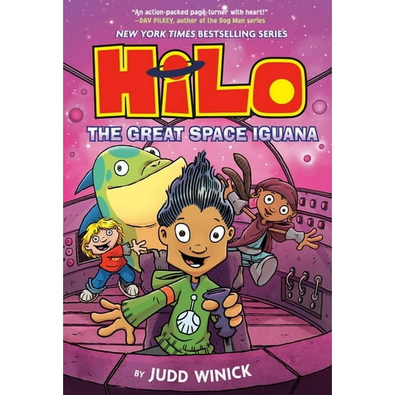 Hilo Hilo Book 11: The Great Space Iguana: (A Graphic Novel), (Hardcover)