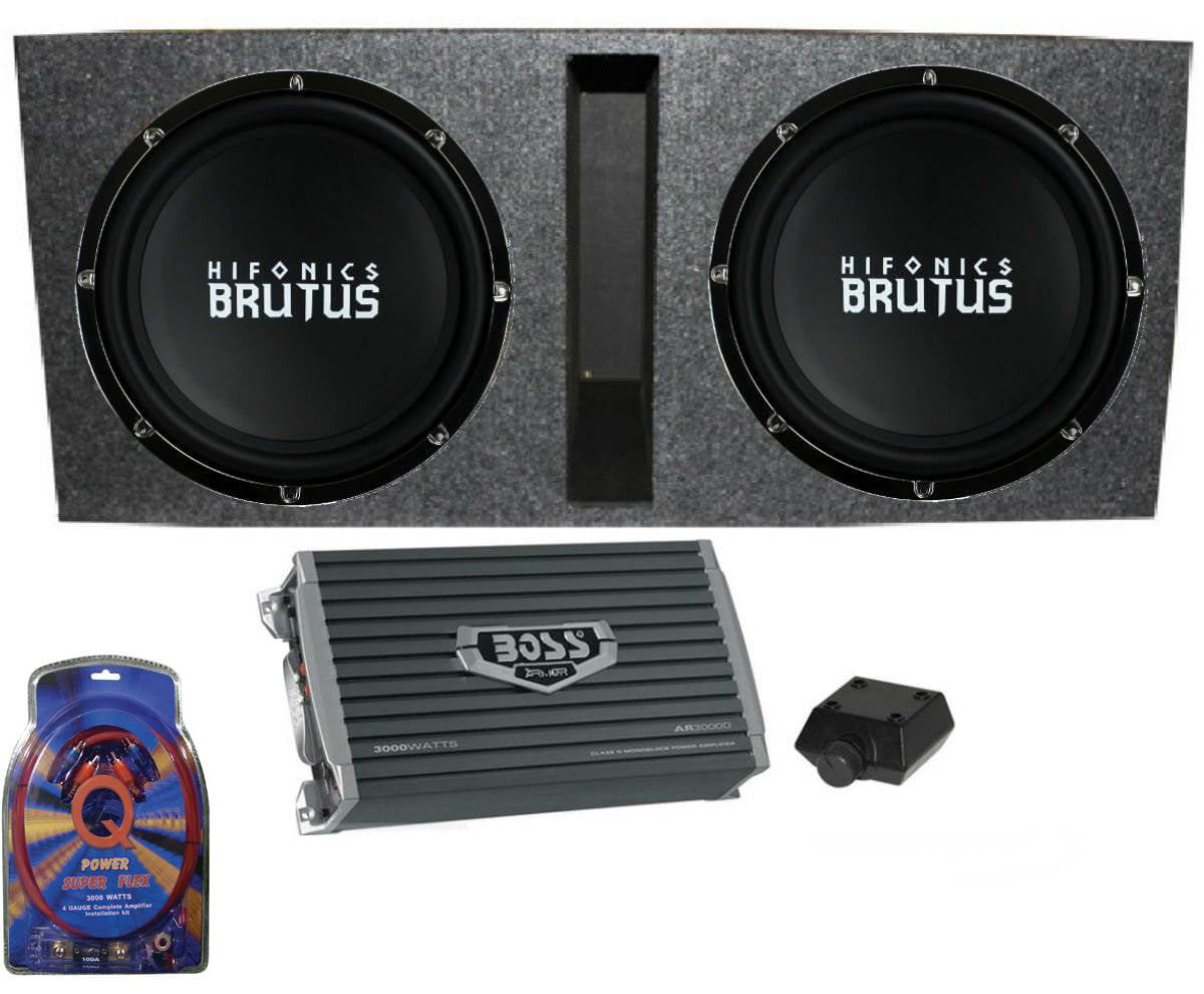 2 15 subs with box and amp