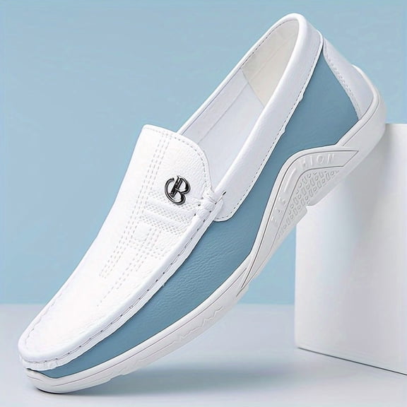 A Pair of Stylish And Versatile Business Casual Slip-On Loafers