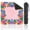 Color 3, variant on Mahjong Mat 31.5" x 31.5" Tropical Beach Sunset Sailboats Palm Trees Soft Pink Hues Non-Slip Noise Reduction American Mahjong Tiles Table Cover for Dominoes Poker Card Board Games Gift