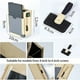 thumbnail image 4 of Organizador de Cuero para Coche: Bolsillo Transparente para Teléfono Almacenamiento, Beige MNFD, 4 of 6