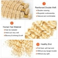 thumbnail image 3 of Hair Bundles Freiuoke 613 Blonde Deep Wave, 3 mechones, 40-50 cm, 3 of 9