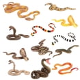 thumbnail image 1 of Yinanstore 12pcs Miniature Action Figure Model, Simulation Snake Model Toys, for Home Party Themed Office Ornament, 1 of 8