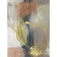 thumbnail image 2 of Goldberger, Jennifer 15x18 White Modern Wood Framed Museum Art Print Titled - Burnished Loops I, 2 of 4