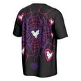 thumbnail image 3 of AJ Lee Spider Web T-Shirt Crewneck Short Sleeve Sport Tee Men Women Outdoor Streetwear Tops, 3 of 4