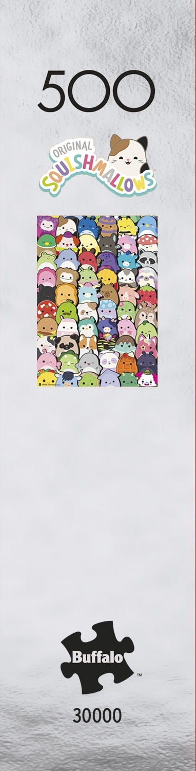 Buffalo Games Squishmallows Collagen Puzzle de 500 pièces imbriqué pour adultes de 14 à 99 ans